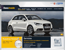 Tablet Screenshot of bassinside.com.ar